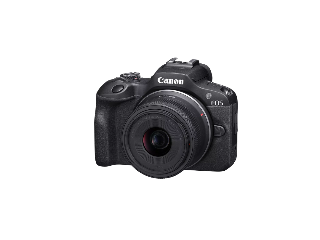 Buy Canon EOS R100 Camera Kit with RF-S18-45mm Lens in Qatar Buy Canon EOS R100 Camera Kit with RF-S18-45mm Lens in Qatar